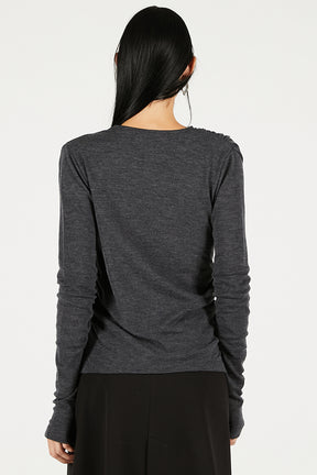 Drape Cross-Over Top - 2025 WINTER