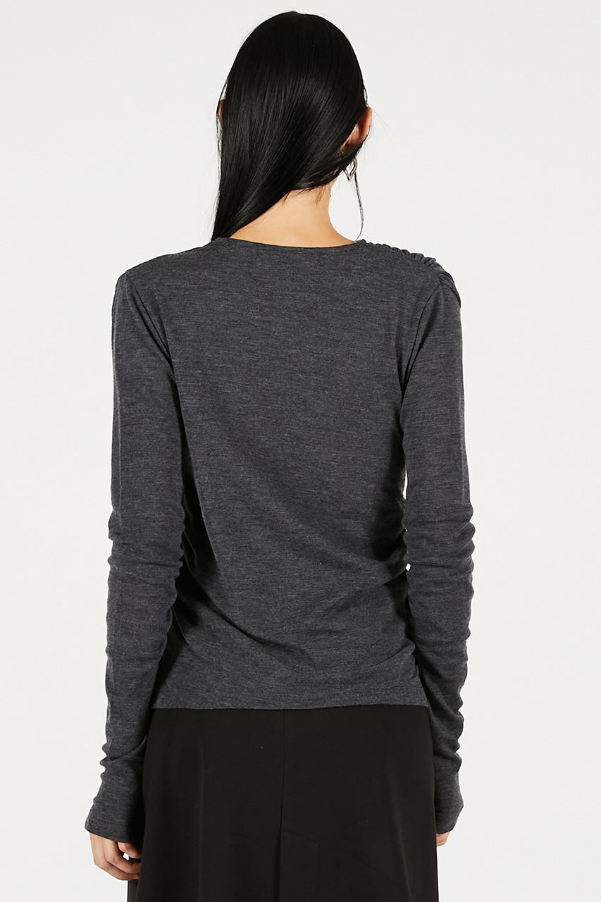 Drape Cross-Over Top - 2025 WINTER