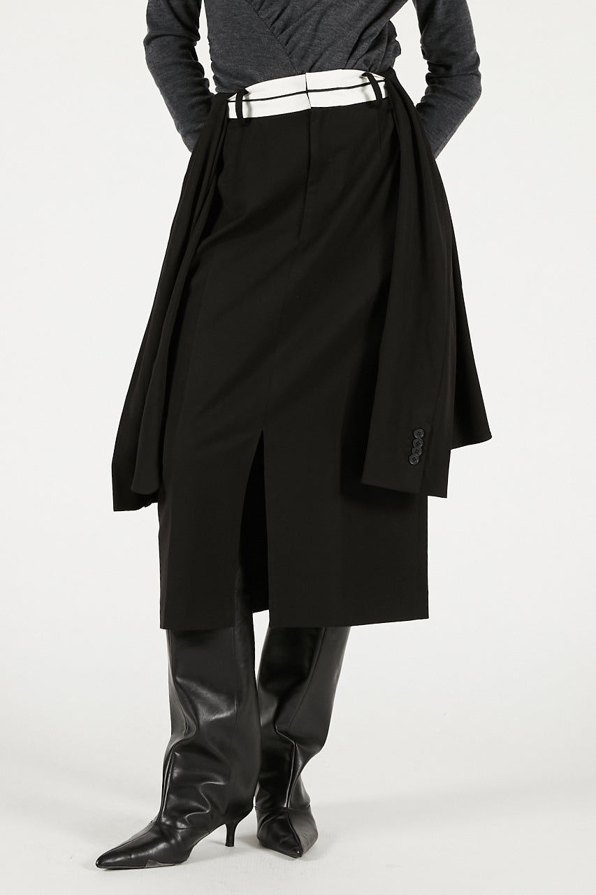 Layered Midi Skirt - 2025 WINTER