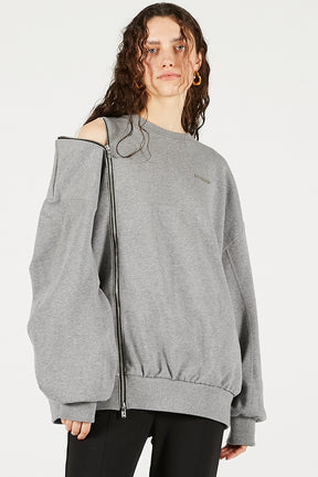 Oversized Zipper Sweatshirt - 2025 WINTER