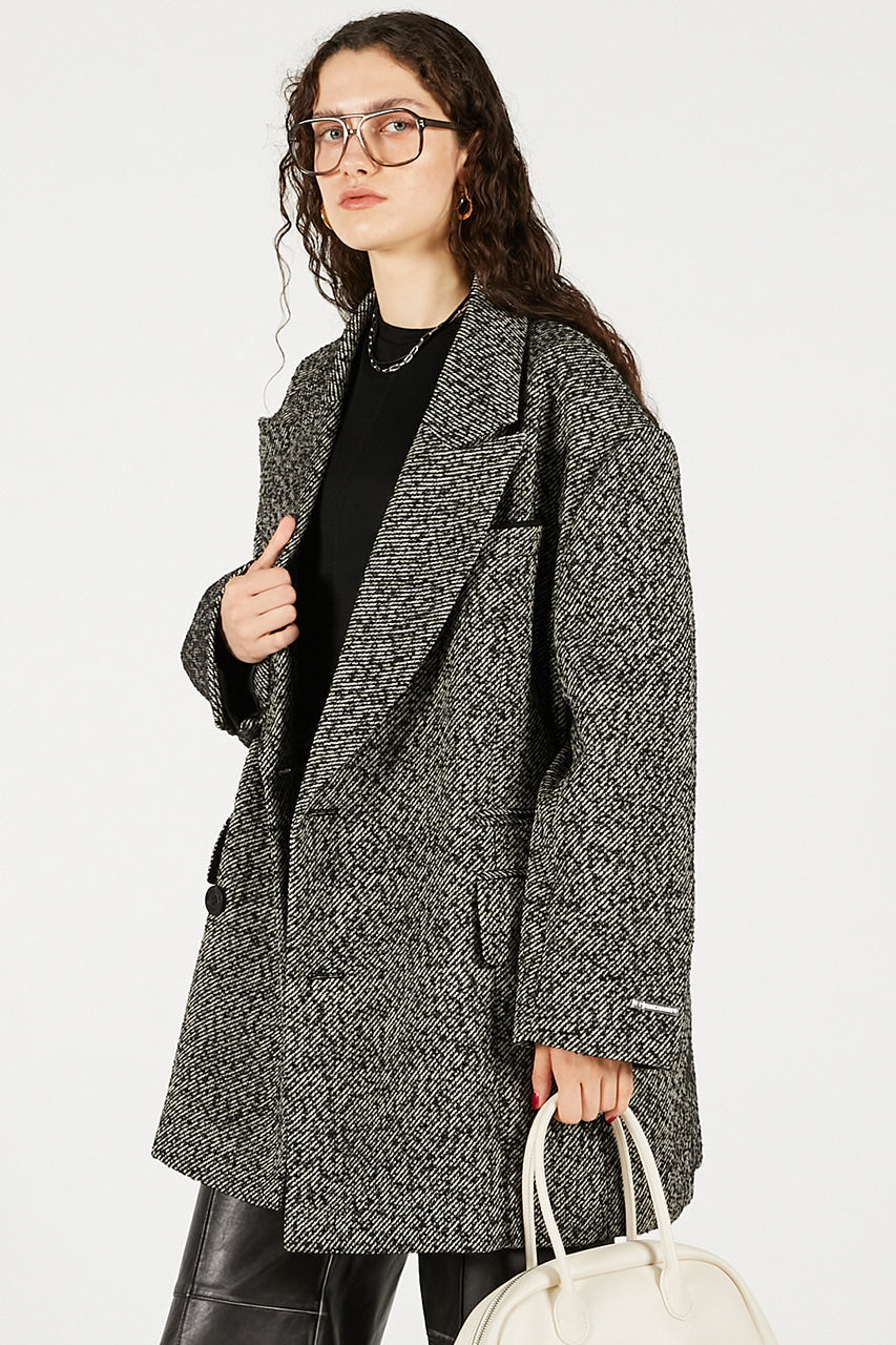 Wool Double Mid-Length Coat - 2025 WINTER
