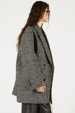 Wool Double Mid-Length Coat - 2025 WINTER