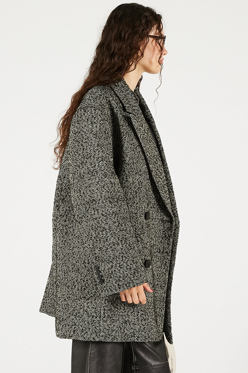 Wool Double Mid-Length Coat - 2025 WINTER
