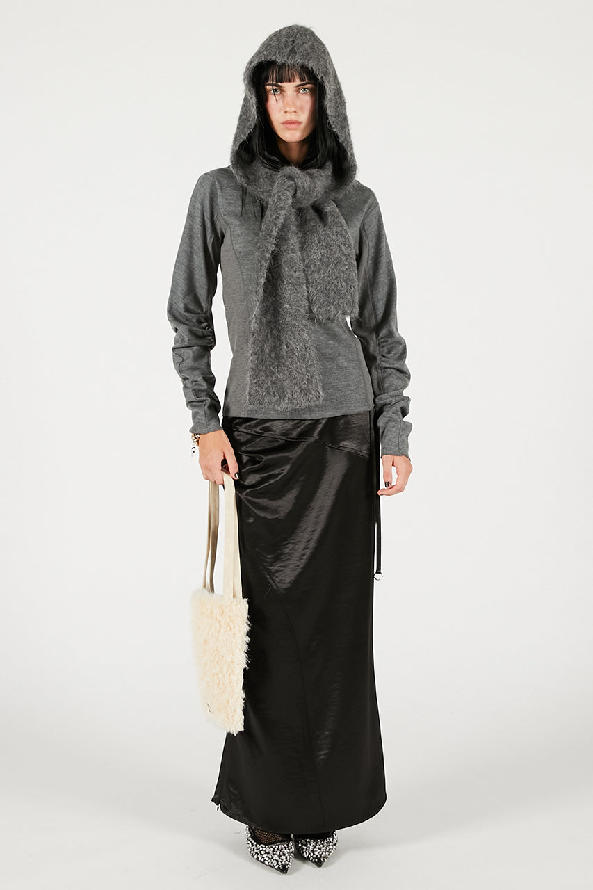 Satin Long Skirt - 2025 WINTER