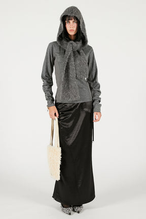 Alpaca Blend 2-Way Hoodie - 2025 WINTER
