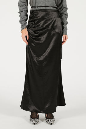 Satin Long Skirt - 2025 WINTER