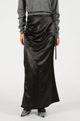 Satin Long Skirt - 2025 WINTER
