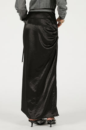 Satin Long Skirt - 2025 WINTER