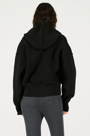 Hoodie Knit Cardigan - 2025 WINTER