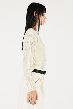 Wool Slouchy Sleeve Top - 2025 WINTER