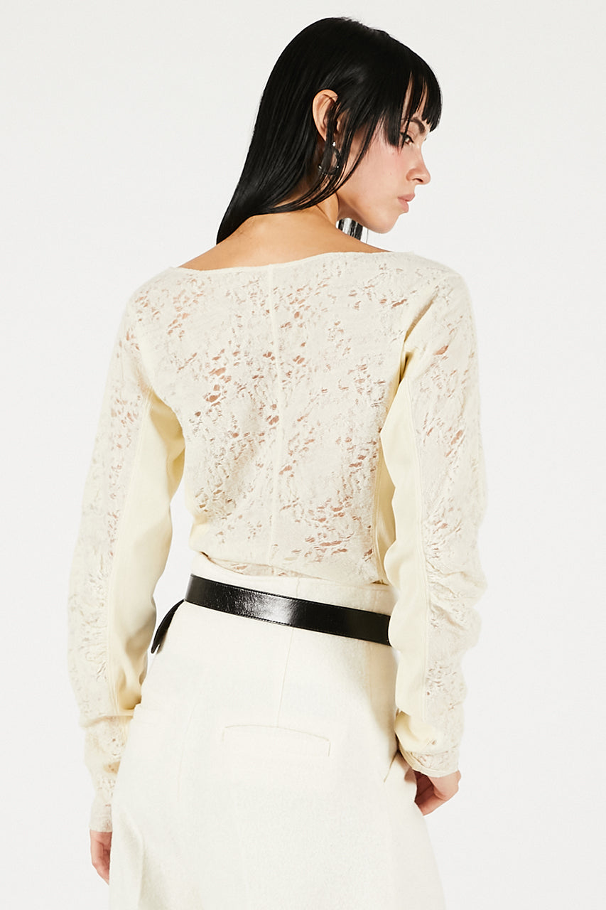 Wool Slouchy Sleeve Top - 2025 WINTER