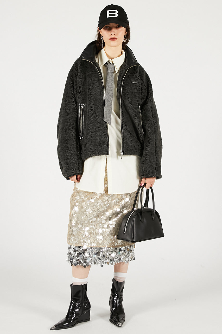Tulle Wrap Sequin Skirt - 2025 WINTER