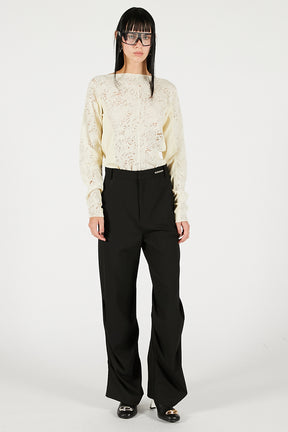 Wool Slouchy Sleeve Top - 2025 WINTER