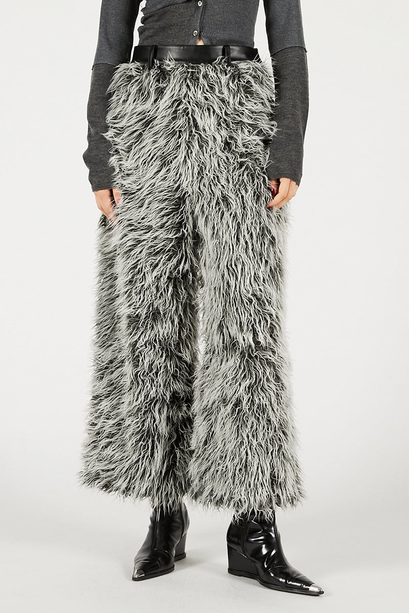Synthetic Fur Pants - SALE