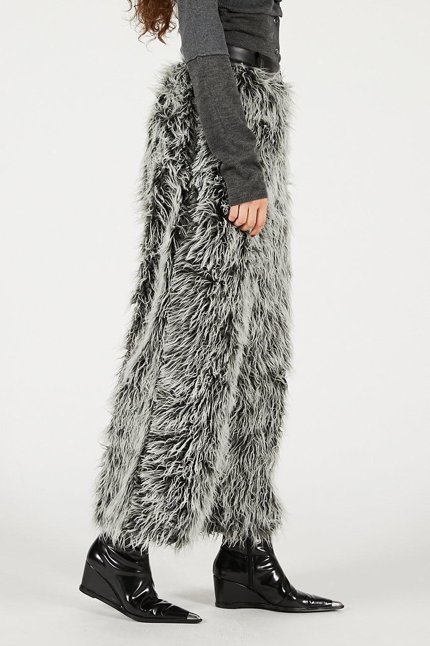 Synthetic Fur Pants - 2025 WINTER