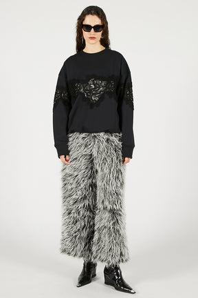 Lace Sweatshirt - 2025 WINTER