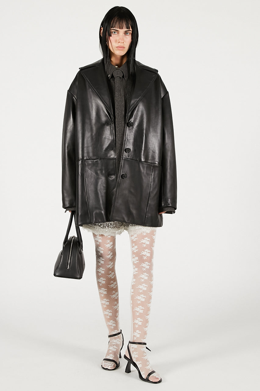 Overcoat Leather Jacket Coat