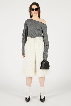 Wool Slouchy Sleeve Top - 2025 WINTER