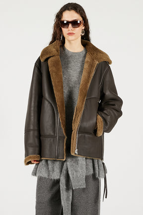 Reversible Mouton Coat - 2025 WINTER