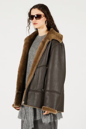 Reversible Mouton Coat - 2025 WINTER