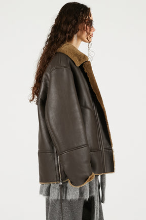 Reversible Mouton Coat - 2025 WINTER