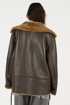Reversible Mouton Coat - 2025 WINTER