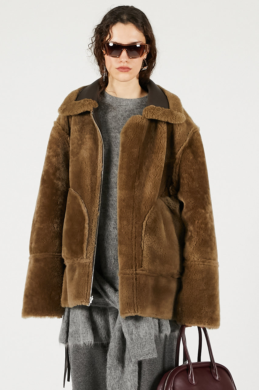 Reversible Mouton Coat - 2025 WINTER