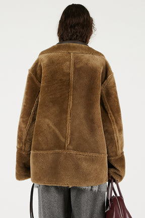 Reversible Mouton Coat - 2025 WINTER