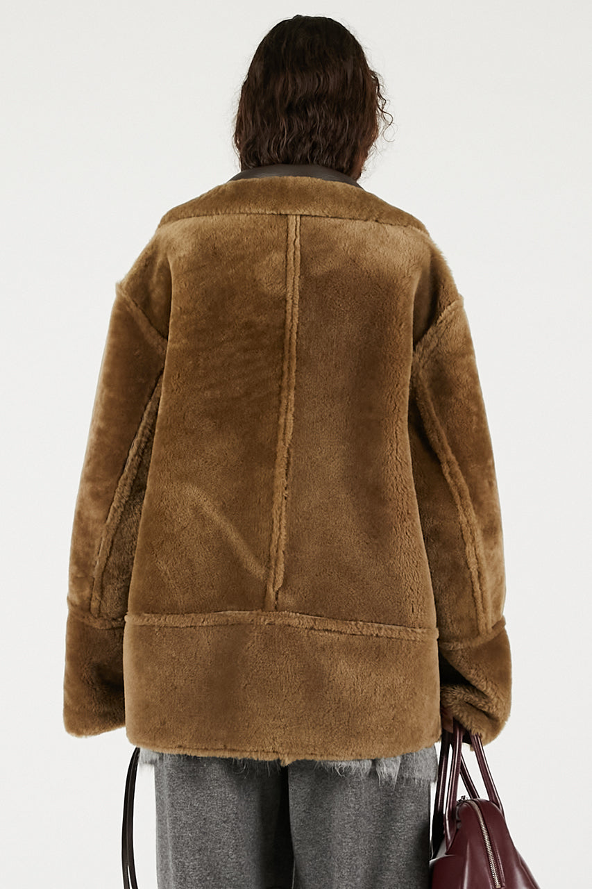 Reversible Mouton Coat - 2025 WINTER