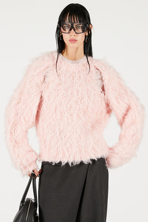 Shaggy Knit Pullover - 2025 WINTER