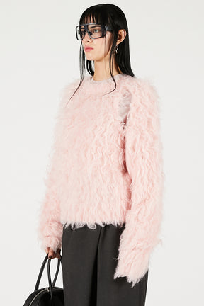 Shaggy Knit Pullover - 2025 WINTER