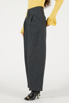 Wool Ring Curve Pants - 2025 WINTER