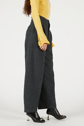 Wool Ring Curve Pants - 2025 WINTER