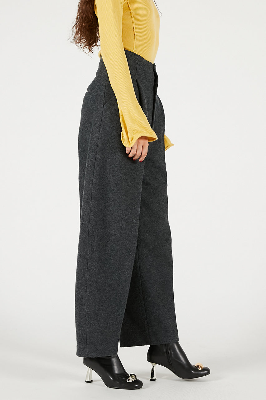Wool Ring Curve Pants - 2025 WINTER