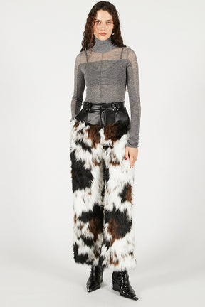 Fur Trim Pants - PRE ORDER