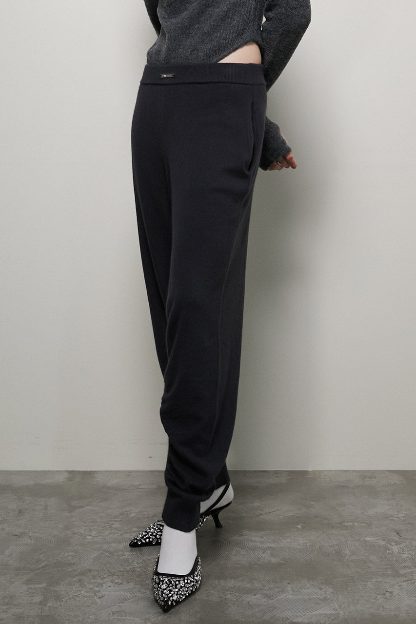 【24WINTER PRE ORDER】Angola Knit Jogger Pants