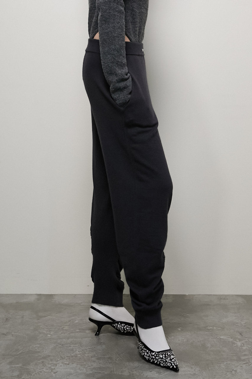 【24WINTER PRE ORDER】Angola Knit Jogger Pants