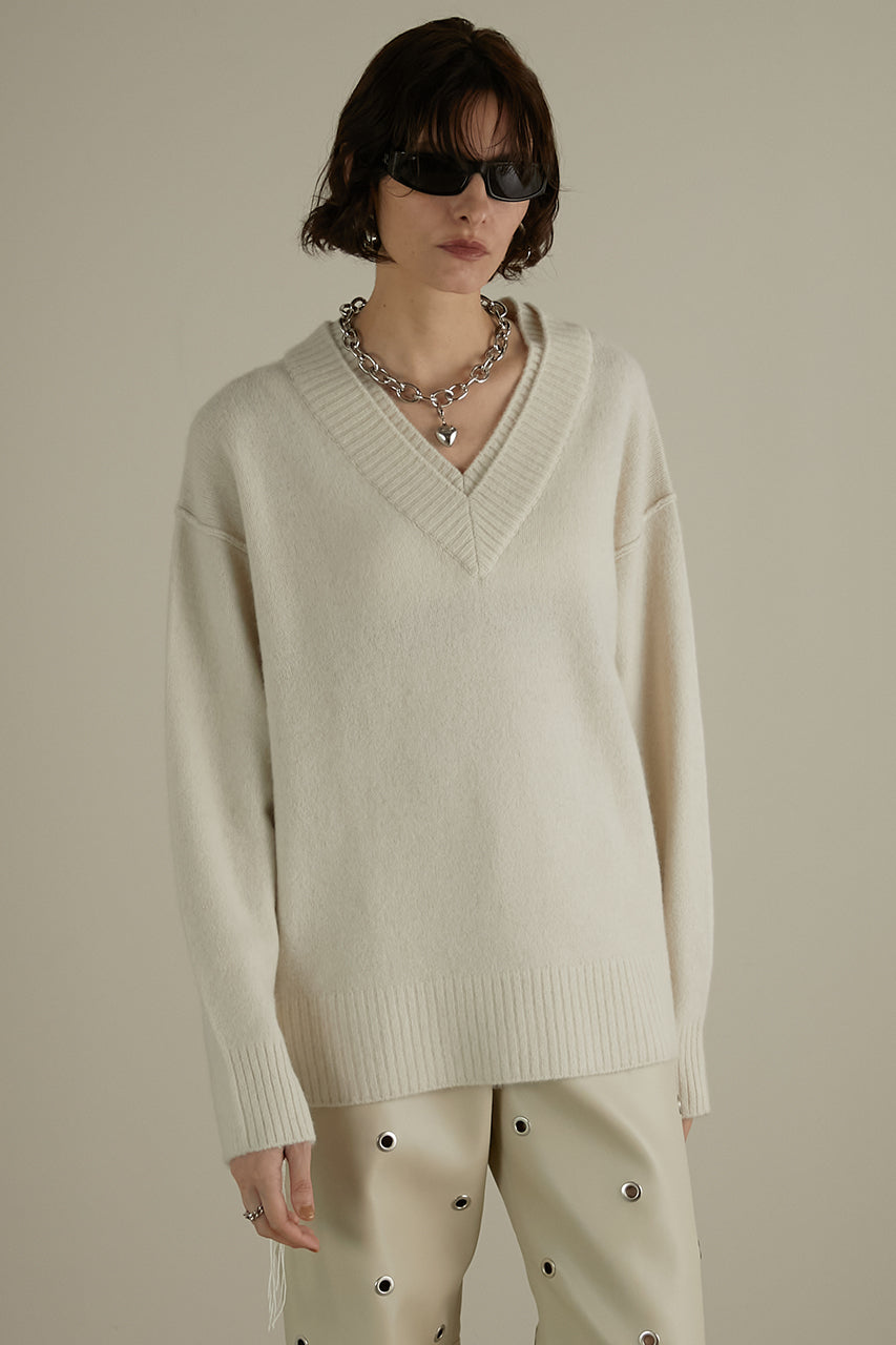 [Weboff Part number] FOX OVER KNIT TOP