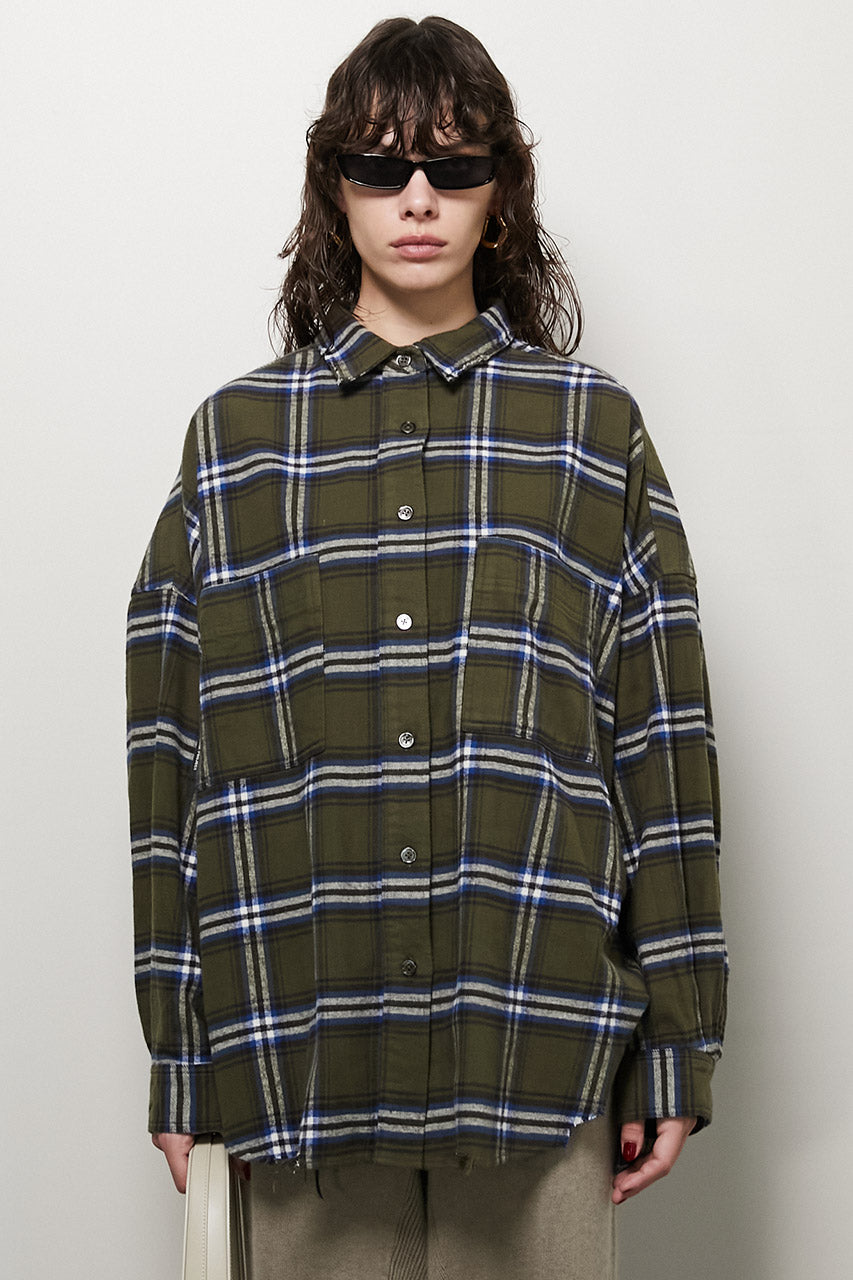 【24WINTER PRE ORDER】Checked Overshirt