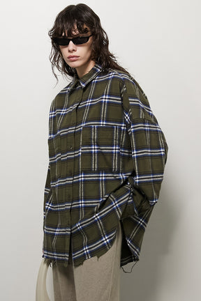 【24WINTER PRE ORDER】Checked Overshirt