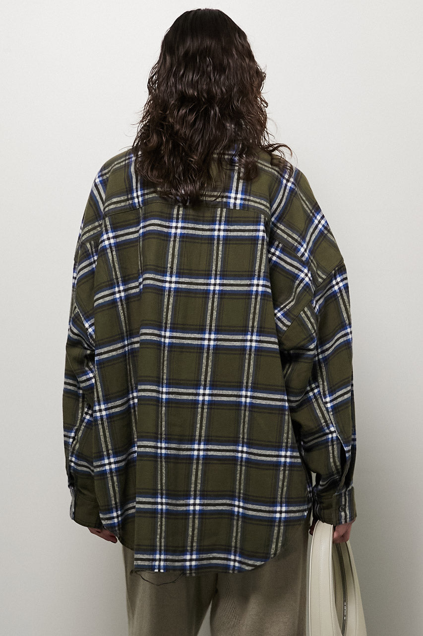 【24WINTER PRE ORDER】Checked Overshirt