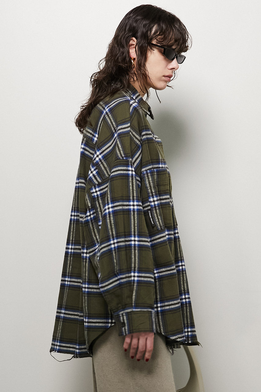 【24WINTER PRE ORDER】Checked Overshirt