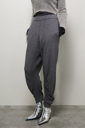 【24WINTER PRE ORDER】Angola Knit Jogger Pants