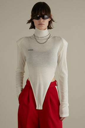 [Weboff Part number] Ribbed Turtleneck