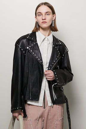 [24Autumn PRE ORDER] Studs Riders Jacket