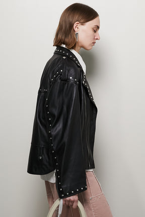 [24Autumn PRE ORDER] Studs Riders Jacket