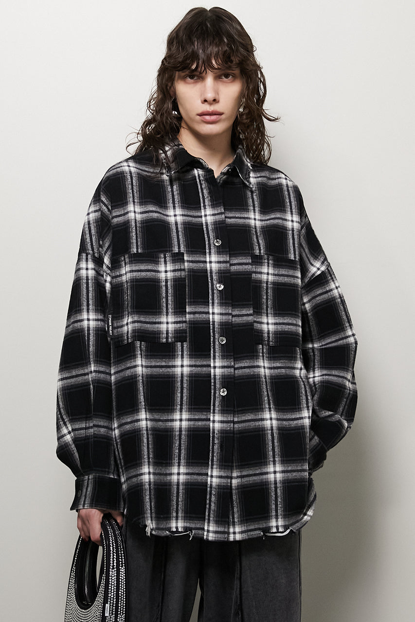 【24WINTER PRE ORDER】Checked Overshirt