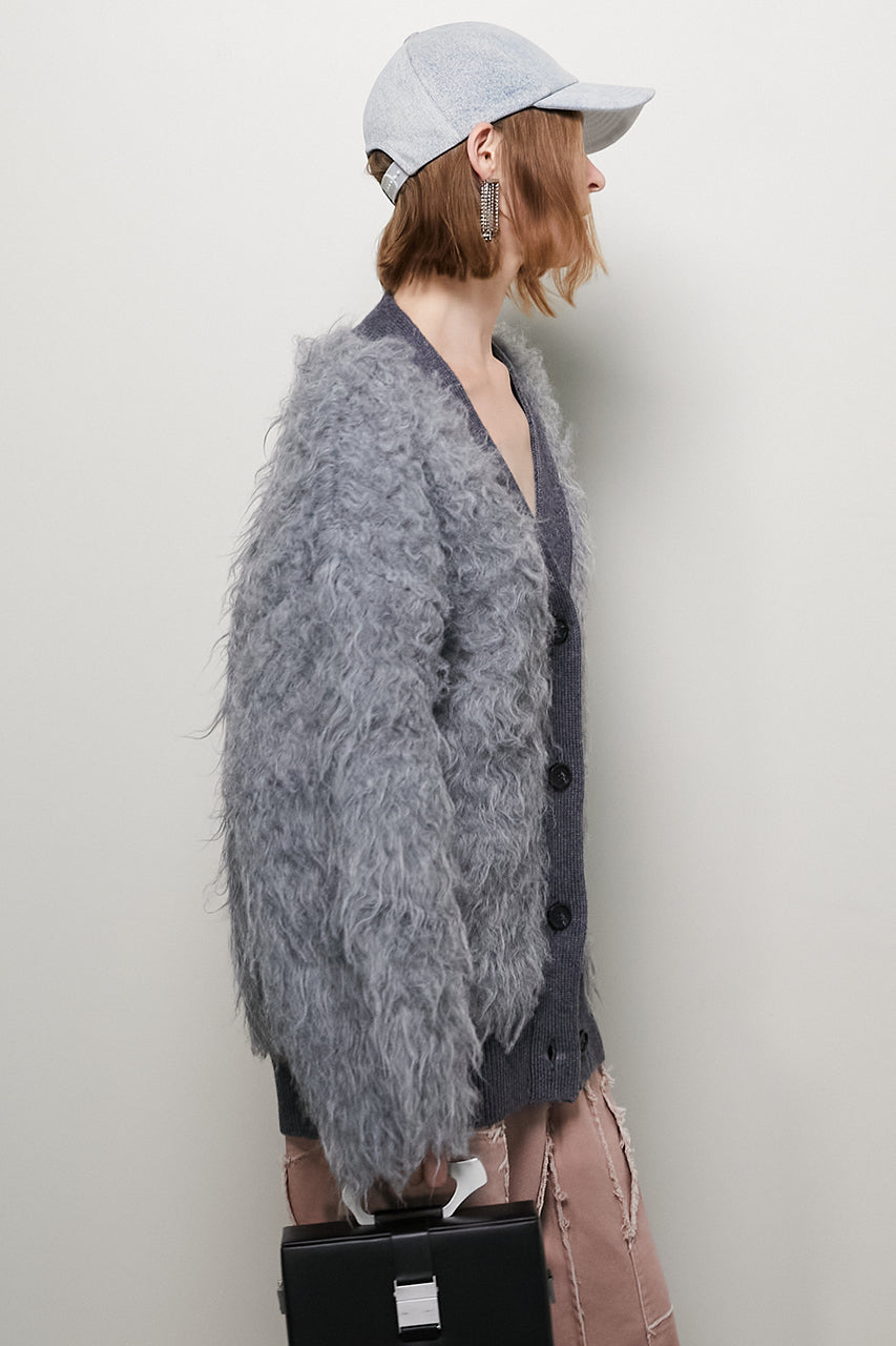 【24WINTER PRE ORDER】Long Shaggy Cardigan