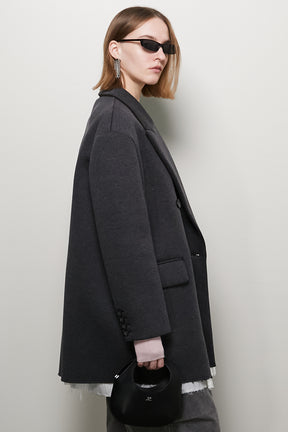 Double Knit Overcoat Jacket