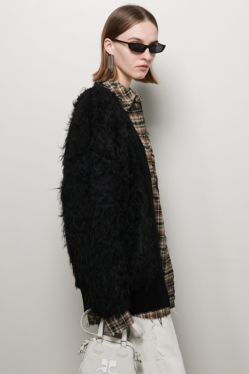 【24WINTER PRE ORDER】Long Shaggy Cardigan